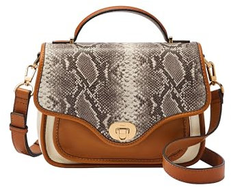 Fossil Tasche für Damen – Heritage Umhängetasche aus Leder mit Griff oben, ZB1875994 – 24,1 cm L x 7,6 cm B x 17,8 cm H
