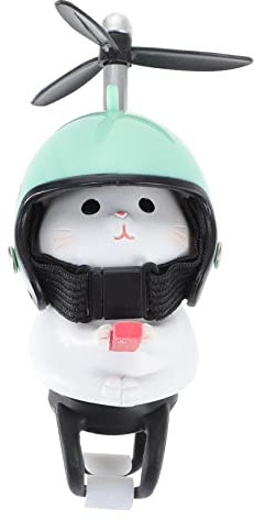 Sosoport Katzenschmuck Katzen-fahrradhupe Fahrradklingel Katze Fahrrad Lenker Dekor Katze-fahrradhupe Katzenfahrradhörner Zubehör Für Fahrradlenker Helmhörner Tier Mädchen Harz Kind