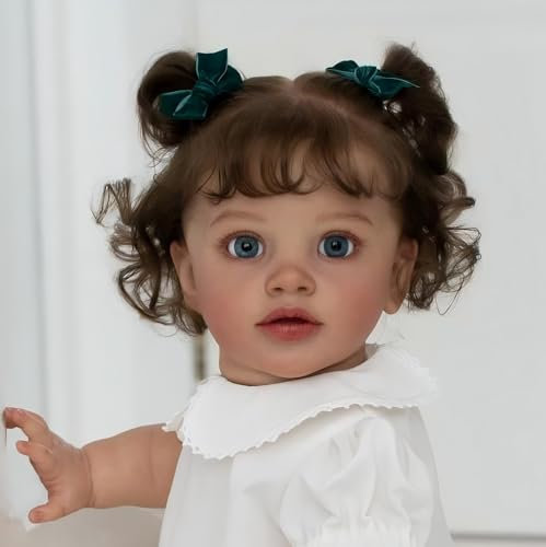 iCradle Lebensechte Reborn-Babypuppen, 68 cm, bezaubernd, Vinyl-Silikon, Reborn-Kleinkind-Puppe, echtes Leben, Neugeborenenen-Babypuppe, Spielzeug, Geschenk für Kinder ab 3 Jahren
