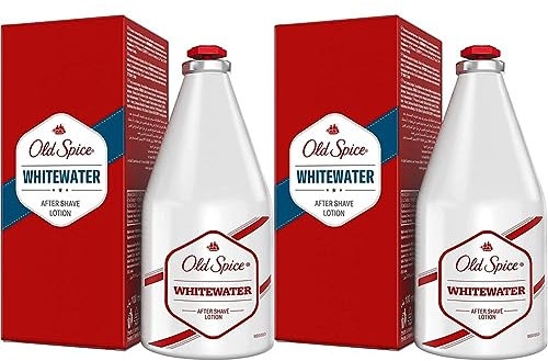 Old Spice Whitewater After Shave Lotion | kühlendes Aftershave für Männer, 100ml (Packung mit 2)
