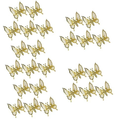 minkissy 25piezas Clips De Metálicos Para Mujeres De Horquillas Decorativas Accesorios De Cabello Brillantes Para Fiestas y Ocasiones Especiales Diseño Elegante y Atractivo
