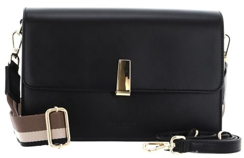 SEIDENFELT MANUFAKTUR Flen Big Crossbody Bag L Black/Gold