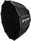 Bresser Softbox Parabolica Quick Lock da 120 cm con Griglia, Diffusore e Adattatore Bowens, Ideale per Fotografia Ritratti e di Prodotto, Facile da Trasportare