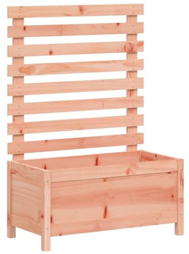 vidaXL Pflanzkübel mit Rankhilfe 79x39,5x114 cm Massivholz Douglasie