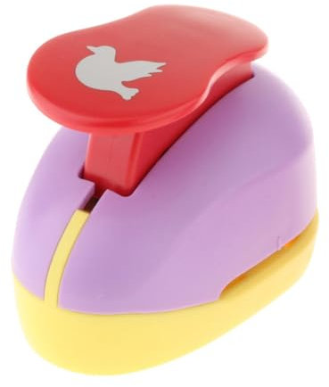 Qianly Papierstanzer für Kinder. Papierstanzer, Arbeitssparender Bastelstanzer, Scrapbook Papierstanzer, Zum Kartenbasteln für Kinder, Erwachsene Und Lehrer, Taube