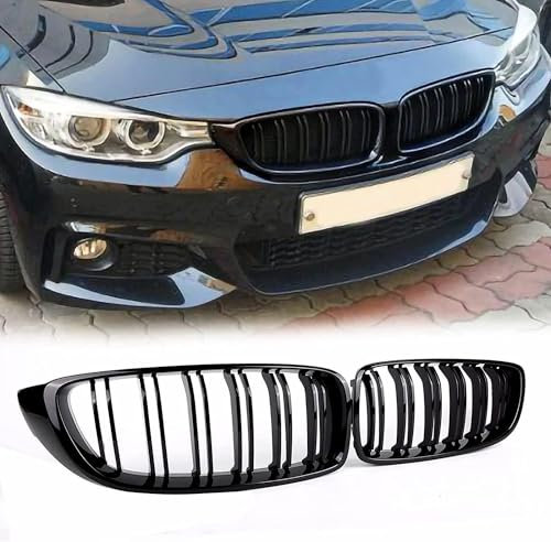 Auto Front Kühlergrill für BMW 4er F32 F33 F36 M4 2014 2015 2016 2017 2018 2019 2020, Dauerhaft Auto Front Stoßstange Kühlergrille Exterior Ersatz Zubehör