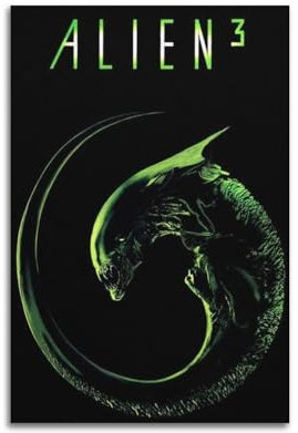 FUCIIhUUN Filmposter, Motiv: Alien 3, dekoratives Gemälde, Leinwand, Wandposter und Kunstdruck, moderne Familienschlafzimmer-Dekoration, Poster, 20 x 30 cm