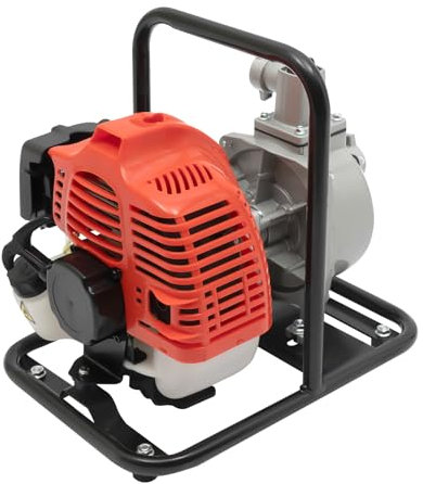 Bomba de agua de gasolina, 1250 W, 2 tiempos, 40,2 cc, bomba de agua sucia, bomba para estanque de jardín