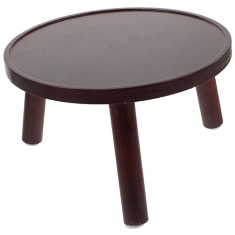Happyyami Plateau de Pot de Fleur escabeau tabourets Etagere Plantes étagère Plantes Support jardinière étagère à Plantes en Bois Plante piédestal Colonne Montante présentoir Ancien
