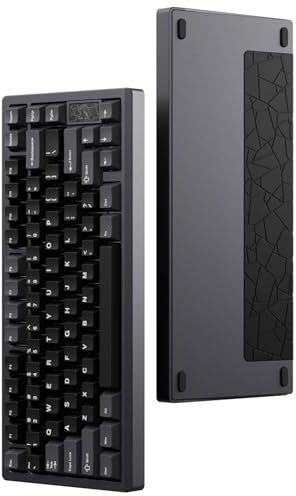 Chilkey Slice75 HE Gaming Keyboard: 75% Percent Hall Effect Magnetic Aluminum Keyboard with Gateron Jade Pro Switch, Rapid Trigger, 8K Polling, Per-Key RGB Custom Key Board for Game Office(Gray)