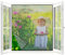 Mosquitera para Ventana 1Pcs - 120 x 140 CM - NEGRO, No es Necesario Taladrar, Tamaño Fijo No Admite el Recorte DIY
