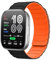 Hinnwer 22mm Cinturino Compatibile con Amazfit Balance 2/Amazfit Bip 6/Balance/Bip 5/Bip 5 Unity/Cheetah Pro/Cheetah per Uomini Donne, Cinturini Magnetico Silicone per Amazfit GTR 4 Nero Arancione