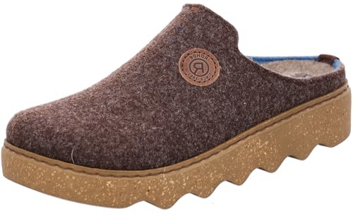 Rohde Damen Pantoffel Softfilz Hausschuh Plateau und lose Einlagen Foggia-D 6122