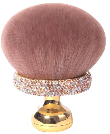Pinceau kabuki ovale extra large de 7,6 cm de large pour le corps, les jambes, le visage, poils synthétiques doux pour fond de teint liquide, poudre, bronzant, crème solaire et outil de maquillage