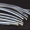 Copper Wire 5M Silver Plated FEP Wire High Purity, OFC Copper Cable HiFi Audio Speaker Headphone, DIY 10-30 AWG Replacement Parts(Silver,17AWG (OD 1.8mm))