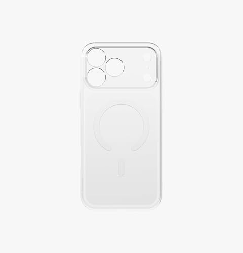UNIQ Ultra Slim Handyhülle für iPhone 17 Pro Max (Clear White) Airsuit Leichte Minimalistische Magnetische Ladehülle