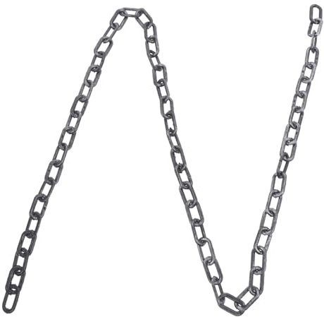 Milisten Halloween Ketten Accessoire Realistische Kunststoff Kette für Kostüme und Dekoration Lange Strapazierfähige und Sichere Halloween Requisite für Partys und Cosplay
