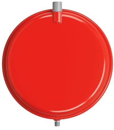 Easyricambi - Vaso Espansione 8 Litri CIMM CP392/8, Circolare Piatto con Membrana Fissa a Diaframma in Gomma, Diametro 392mm, Altezza 76mm, Pressione Max 3 Bar, Affidabilità Garantita e Certificata