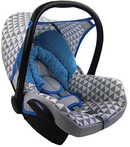 BAMBINIWELT Ersatzbezug für Maxi-Cosi CabrioFix 6-tlg., MINKY MB 4, Bezug für Babyschale, Komplett-Set XX