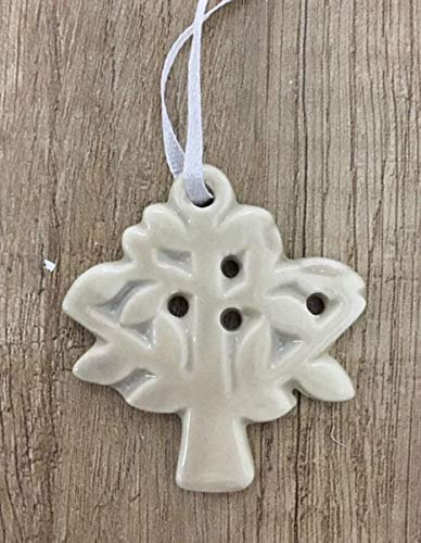 Subitodisponibile 20 PEZZI Ciondolo Albero della vita TORTORA in Porcellana, Decorazione da Parete per Matrimonio