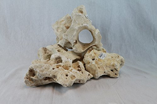 Aquadeco PS 006-S Aquarien Stein, Löchern Felsen von Dekoration, Grüße und Form variieren