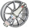 MyldanAutoDesign MERCEDES STANDARD SILVER ALLOY WHEEL TOUCH UP PEN REPAIR PAINT BRUSH CURBING (JUST PAINT)