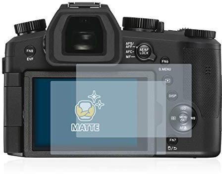 brotect Screen Protector Anti-Glare compatible with Leica V-LUX 5 (2 Pack) Screen Protector Matte, Anti-Fingerprint Protection Film