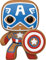 Funko Pop! Marvel: Holiday - Captain America - Marvel Comics - Vinyl-Sammelfigur - Geschenkidee - Offizielle Handelswaren - Spielzeug Für Kinder und Erwachsene - Comic Books Fans