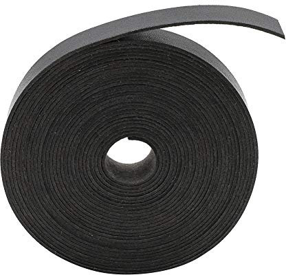 MoreChioce 5 Meter Lederschnur,Weich PU Lederband Lederriemen für DIY Schulterriemen,Brieftasche, Haustier Halsband Handwerk 2 cm Breit,Schwarz