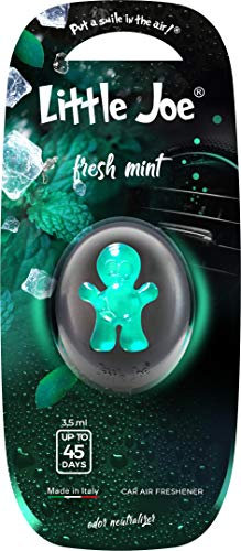 Little Joe Liquid Membrane Lufterfrischer fürs Auto zur Montage an jedem Lüftungsgitter +/-45 Tage Frische im Auto (Fresh Mint/Grün)