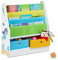 Relaxdays Kinderregal Meermotiv, 2 Boxen, 3 Fächer, Spielzeug Aufbewahrung, Kinder Bücherregal HBT 74 x 71 x 23 cm, bunt