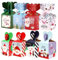 Osuter 36 Stück Weihnachten Geschenkbox Schachtel Karton Wiederverwendbare Geschenkschachtel Geschenkboxen Weihnachten für Geschenke Süßigkeiten Kekse