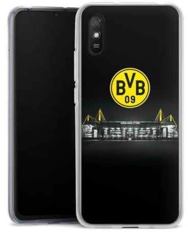 DeinDesign Silikon Hülle kompatibel mit Xiaomi Redmi 9A Case transparent Handyhülle BVB Stadion Borussia Dortmund