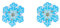 SOIMISS 25Pcs Broches de Broche de Noël Broche LED Broche de Lumière Clignotante Flocon de Neige Broches Lumineuses De Noël LED Badges Lumineux de Vacances Party Favors Fournitures