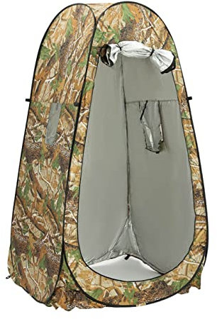 Trintion 190cm Pop up Toilettenzelt Wurfzelte Duschzelt für Outdoor Camping Dusche Tarnung