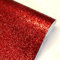 Chunky Glitter Fabric Sparkly A4 A5 Vinyl Faux Leather Craft Bag Wall Decor Bow (Red, A5 Sheet)