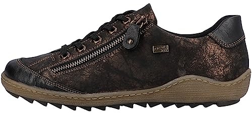 Remonte Women Lace-Up Shoes R1402, Ladies Casual lace-up Shoes,Trainer,Sneakers,Removable Insole,Water Repellent,remonteTEX