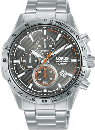 Lorus Herren Analog Quarz Uhr mit Metall Armband RM395HX9