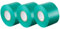 GOCABLETIES - Cinta aislante verde de 50 mm x 33 m para instalaciones eléctricas - Autoadhesiva y resistente, ancha para proteger, agrupar y reparar cables - 3 rollos