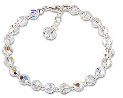 Schöner-SD Armband aus Kristallperlen in Crystal Aurora Boreale
