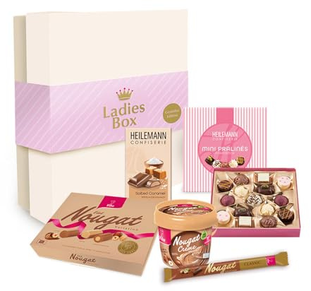 Geschenkbox mit Schokolade, Nougat und Pralinen (Ladies Box)