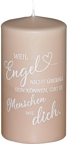 Kopschitz Weihnachtskerze Weil Engel Nicht überall... 130 x Ø 70 mm, 1 Stück