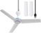 ESLOYSUN Petit Ventilateur de Plafond USB 19,7 Ventilateur de Plafond Portable pour Power Bank Intérieur et Extérieur Salle de Tour Table Bateau Cuisinier Voyage Tente Canopy Compartiment