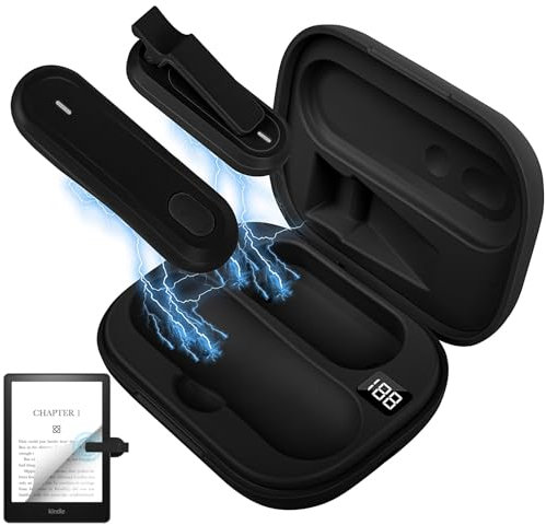 Dittybuy Telecomando per Kindle – Turner pagine remoto per iPad, leggere fumetti, clicker per girare pagine per telefono scattare foto, fotocamera, video, e-reader, accessori (nero)