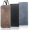 MeoZynxadril 3 Pezzi Custodia Occhiali Morbida, Custodia Occhiali PU Pelle, Custodie Occhiali Lettura, Borsa Astuccio da Viaggio Portatile, Astuccio Sacchetto per Occhiali for Donna Uomo