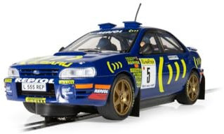 Scalextric C4555 1:32 Subaru Impreza WRC C. Sainz 1995 HD - Slotcar, Rennbahn, Auto für Rennbahn, Rennbahnauto, Rennbahn, Blue