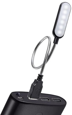 minis USB LED portatile - Luce di lettura USB flessibile per laptop | Luce notturna USB regolabile per notebook, luce per tastiera con protezione degli occhi, lampada da lettura USB calda multiuso per