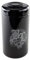 Black Leaf Violettglasdose mit Thermo- + Hygrometer 200ml