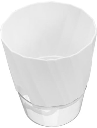 CIMAXIC Selbstbewässernder Blumentopf Mit Wasserleitungsseil Für Innen Und Außenbereich Robust Und Bruchsicher Für Pflanzenbewässerung