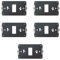 CONFEZIONE DA 5 SUPPORTI A 1 MODULO, PER CASSETTA SCATOLA 503 TONDA 502, PER PLACCA A 1 POSTO, COMPATIBILE CON BTICINO MAGIC, SERIE TONDO', SERIE CIVILE, MASCHERINA